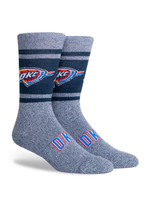 Nba Oklahoma City Thunder Varsity Crew Socks - L