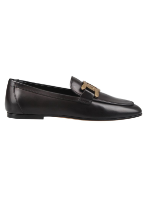 Tod's Kate Logo Plaque Loafers