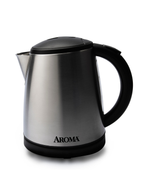 Aroma 1l Electric Water Kettle - Stainless Steel