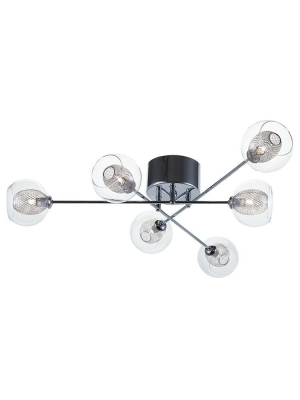 Nuevo Estelle 6 Ceiling Lighting - Clear