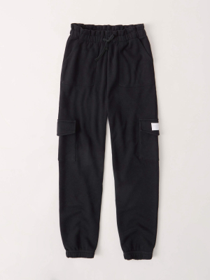 Paperbag Waist Banded Sweatpants