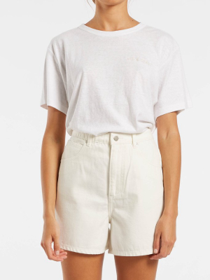 The Mom Short - Cream