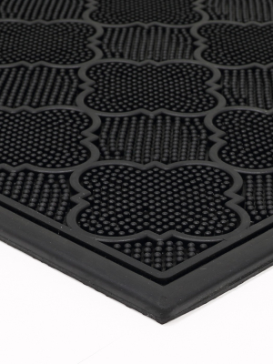 1'6"x2'6" Solid Doormat Black - Mohawk