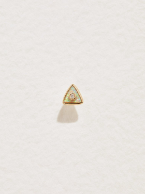 Triangle Diamond Stud