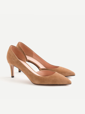 Lucie Suede Pumps