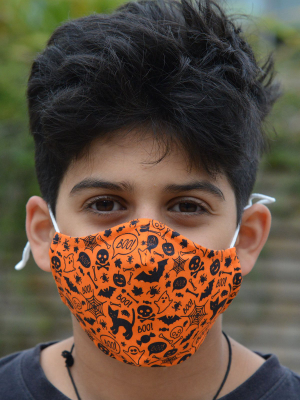 Kids - Ghost Print Face Mask