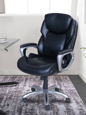 Works My Fit Executive Office Chair With Active Lumbar Support - Serta