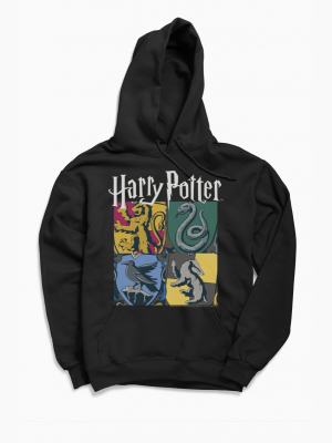 Harry Potter Hogwarts Houses Hoodie Sweatshirt