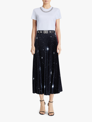 Star Pleated Skirt