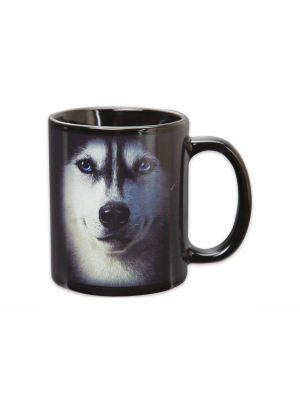 Just Funky Siberian Husky Face 11oz Coffe Mug