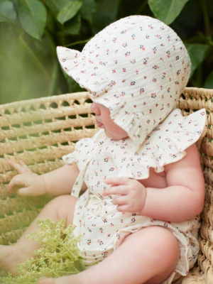 Organic Liberty Baby Bonnet