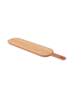 Berghoff Leo 17.25" Bamboo Cutting Board, Pink