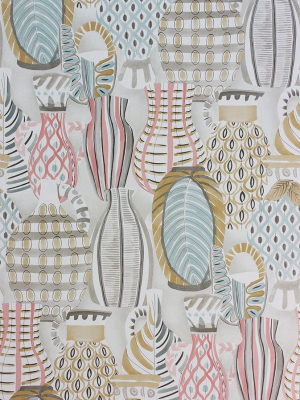 Collioure Wallpaper In Multi-color From The Les Rêves Collection By Nina Campbell