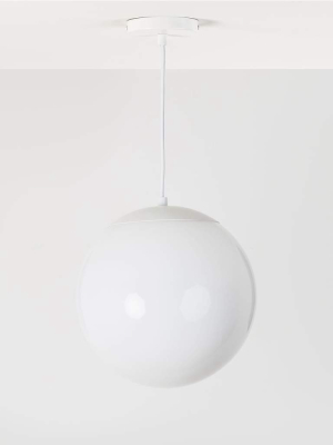 Mod Glass Globe Ceiling Pendant - 12inch