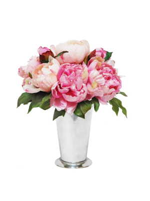 Peonies In Julep Cup