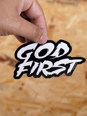 God First Sticker