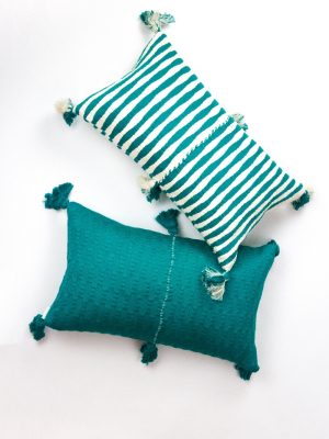 Archive New York Deep Jade Antigua Pillow