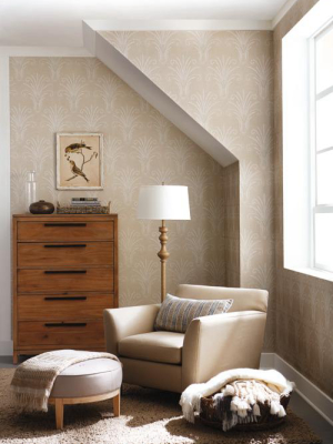 Candlewick Wallpaper In Brown And Beige From The Norlander Collection By York Wallcoverings