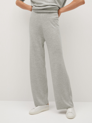 Ribbed Knit Trousers