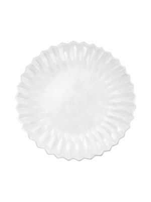 Vietri Incanto Pleated European Dinner Plate