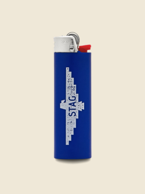 Thunderbird Bic Lighter - Blue