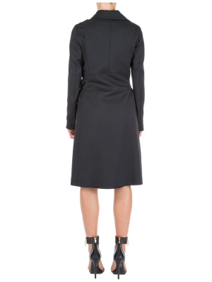 Neil Barrett Lapel-collar Belted Coat