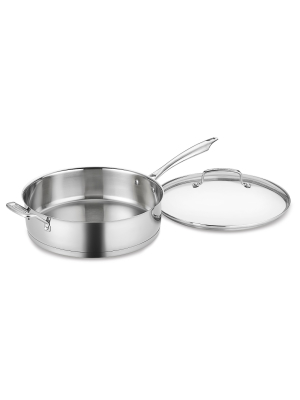 Cuisinart Professional Series 6qt Stainless Steel Saute Pan With Cover - 89336-30h