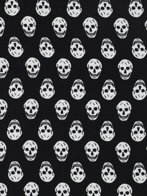 Alexander Mcqueen Skull Print Scarf