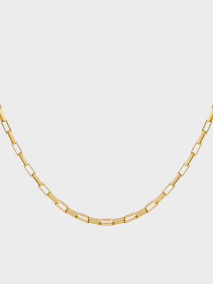 Box Chain Choker Collar Necklace