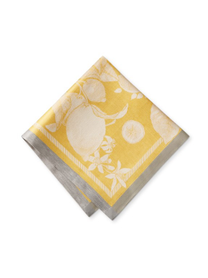 Citrus Jacquard Napkins, Set Of 4