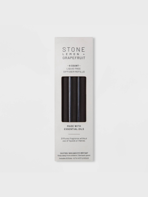 6ct Stone Scented Liquidless Diffuser Refill Reeds - Project 62™