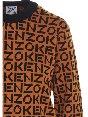 Kenzo Logo Motif Crewneck Sweater