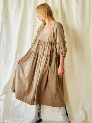 Syd Poplin Midi Dress