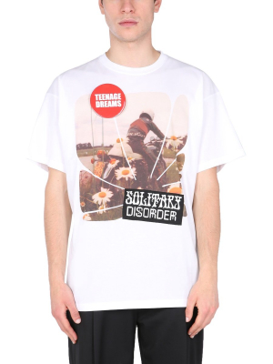 Raf Simons Solitary Disorder Graphic Printed T-shirt