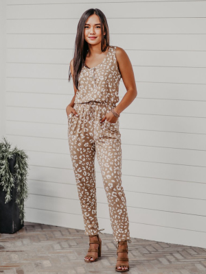 Corinne Cheetah Jumpsuit