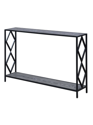 Diamond Metal Console Table - Johar Furniture