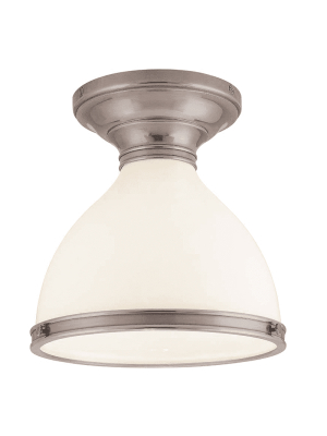 Randolph 1 Light Semi Flush Historic Bronze