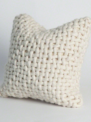 Noodle Felt Pillow Bone