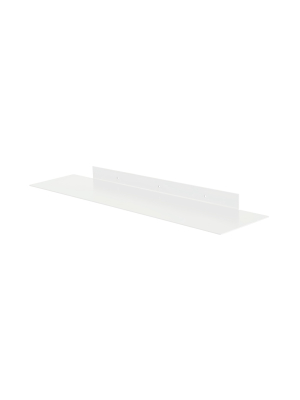 Dolle Katana Floating Metal Shelf - White