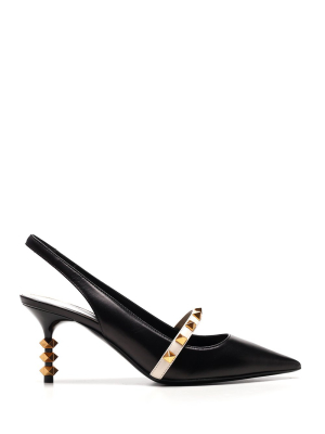 Valentino Garavani Rockstud Slingback Pumps