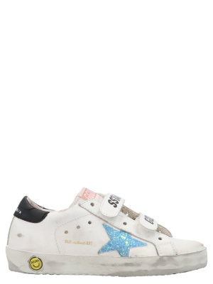 Golden Goose Kids Old School Velcro Strap Sneakers