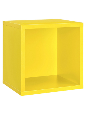 Dolle Shelving Wall Cube Shelf - Yellow