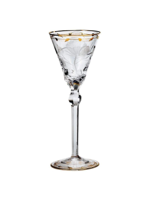 Moser Art Nouveau Crystal Goblet