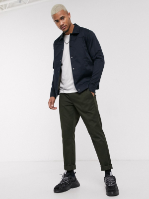 Only & Sons Light Weight Coach Jacket In Navy