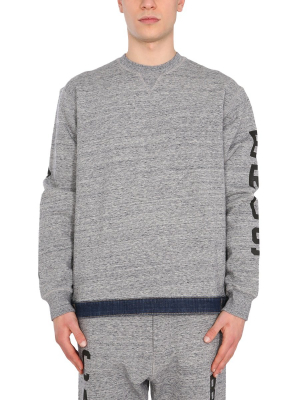 Dsquared2 Denim Tape Embellished Sweatshirt