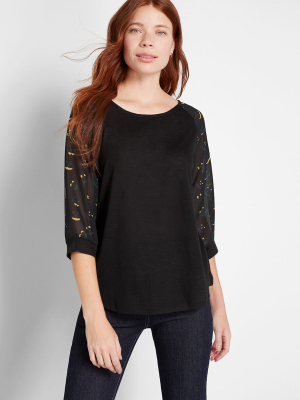 Moxie Mastery Raglan Top