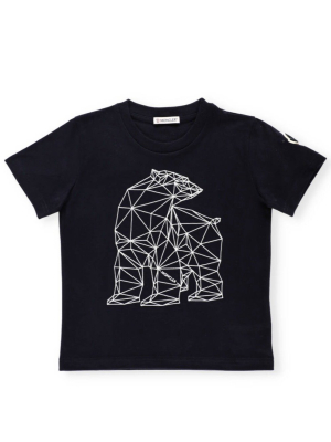 Moncler Enfant Graphic Printed T-shirt