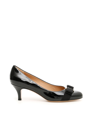 Salvatore Ferragamo Vara Bow Detailed Pumps