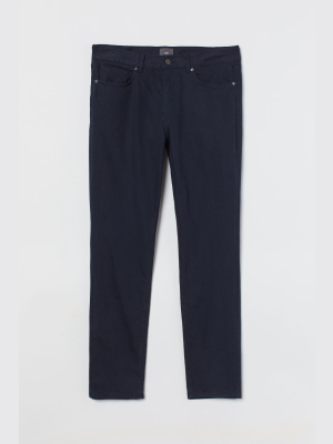 Skinny Fit Twill Pants