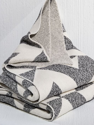 Happy Habitat Recycled Cotton Throw - Reversed Marled